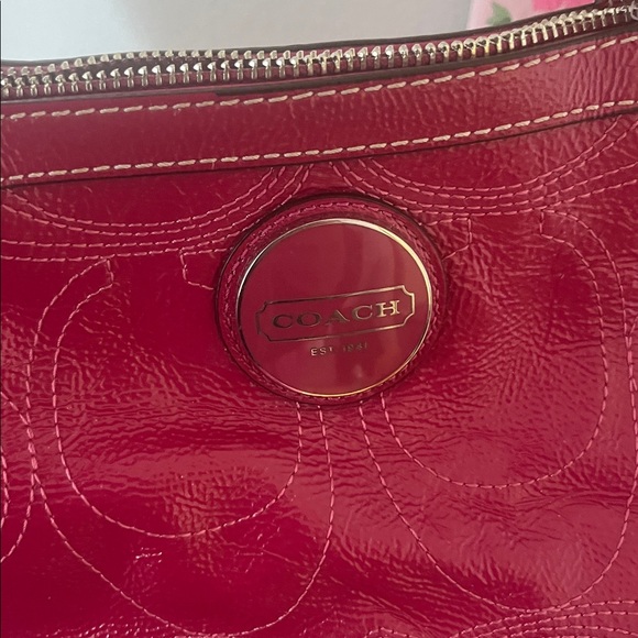 Coach signature patent leather, vintage - Picture 2 of 8